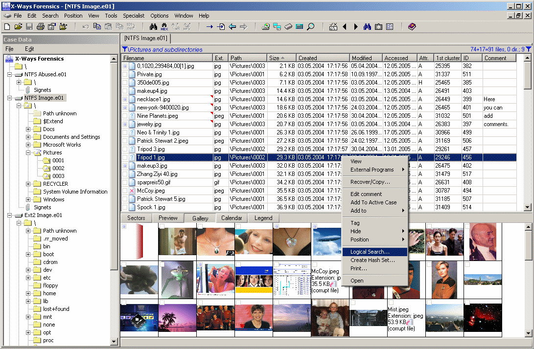 Analisi forense pc, analisi forense computer, xways